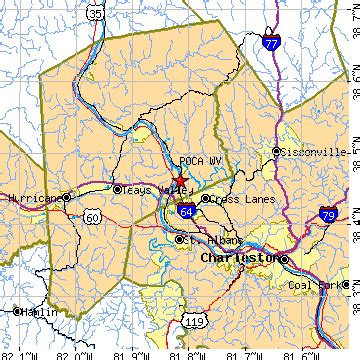 poca west virginia map.